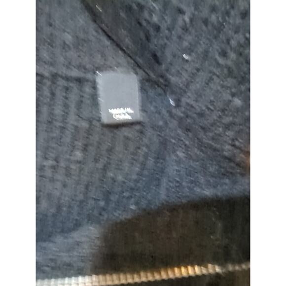 All Saints Asteroid Zip Funnel Neck Sweater Black Size M Men's - Picture 7 of 16